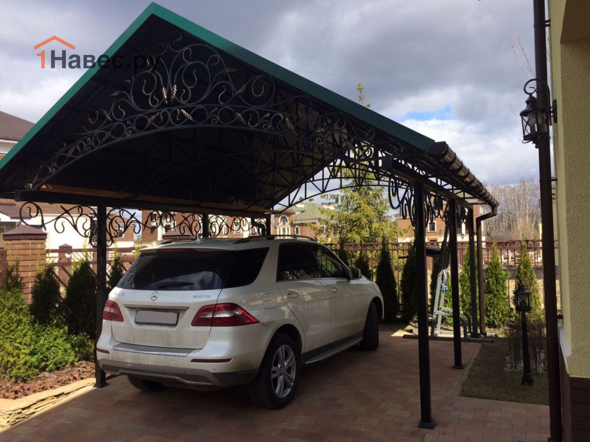 Навес из поликарбоната